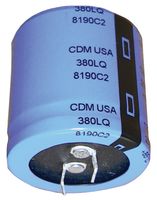 380LQ271M400K022 - ALUMINUM ELECTROLYTIC CAPACITOR 270UF, 400V, 20%, SNAP-IN - CORNELL DUBILIER