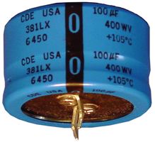 381LX470M400H012 - ALUMINUM ELECTROLYTIC CAPACITOR 47UF, 400V, 20%, SNAP-IN - CORNELL DUBILIER