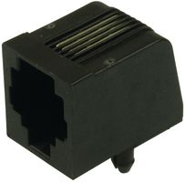 5555979-1 - CAT3 RJ14 MODULAR JACK, 6 POSITION, 1 PORT - AMP - TE CONNECTIVITY