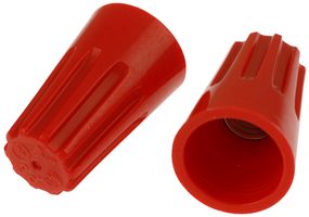 HE5 - TERMINAL, CLOSED END SPLICE TWIST-ON RED - HOFFMAN PRODUCTS