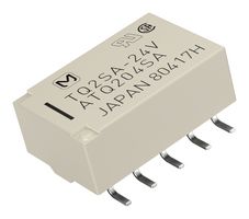 TQ2SA-5V - Signal Relay, 5 VDC, DPDT, 1 A, TQ, Surface Mount, Non Latching - PANASONIC