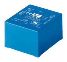 FL24/18 - PCB Transformer, UI 39 x 17, Encapsulated Safety Isolating, 2 x 115V, 2 x 18V, 24 VA, 50Hz / 60Hz - BLOCK
