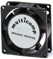 MC19701 - AXIAL FAN, 80MM, 115VAC, 120mA - MULTICOMP