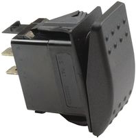 V1D2S00B-AZC00-000 - SWITCH, ROCKER, SPST, 20A, BLACK - CARLING TECHNOLOGIES