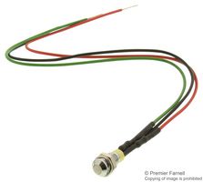 606-1415-130F - INDICATOR, LED PANEL MOUNT, RED/GREEN, 12V - DIALIGHT