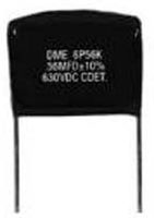 DME6P22K-F - CAPACITOR POLYESTER FILM 0.22UF, 630V, 10%, RADIAL - CORNELL DUBILIER