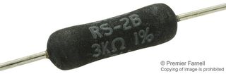RS02B3K000FE12 - WIREWOUND RESISTOR, 3KOHM, 3W, 1% - VISHAY