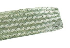 1231 SV005 - Sleeving, Braided, Copper, Tin Plated, Silver, 30.5 m, 100 ft - ALPHA WIRE