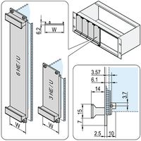 20848-485 - Plug In Unit, Module, 19" Cabinet and Racks, 5.25 ", 133.35 mm, 0.8 ", 20.32 mm - NVENT SCHROFF