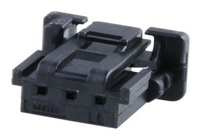 560123-0301 WTB Housing, Rcpt, 3Pos, 1ROW, 2mm, Blk Molex