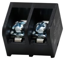 5-1437648-7 Terminal Block, 2P, 20A, 150V, 22-12AWG Buchanan - Te Connectivity
