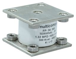 MP004051 - Power Film Capacitor, Metallized PP, 0.33 µF, ± 10%, Induction Heating, Resonant Power Supplies - MULTICOMP PRO