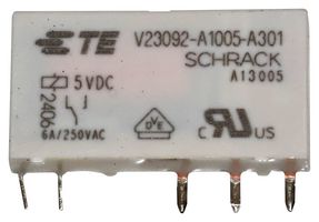 1393236-2 Power Relay, SPDT, 5VDC, 6A, THT SCHRACK - TE CONNECTIVITY