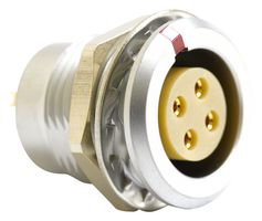 MCEGG2BC304KS - Circular Connector, Standard Circular Connector, 00 Series, Panel Mount Receptacle, 4 Contacts - MULTICOMP PRO