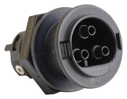 MP011923 - Circular Connector, M25, Standard Circular Connector, Panel Mount Receptacle, 3 Contacts - MULTICOMP PRO