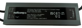 MP011875 - LED Driver, LED Lighting, 200 W, 12 V, 16.67 A, Constant Voltage, 100 VAC - MULTICOMP PRO