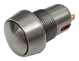 MP-PB7-04MB42ARM - Vandal Resistant Switch, 0.476 ", SPST-NO-DM, Momentary, Round Domed, Natural - MULTICOMP PRO
