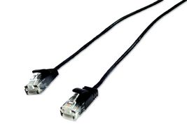 MP013143 - Ethernet Cable, Cat6, RJ45 Plug to RJ45 Plug, UTP (Unshielded Twisted Pair), Black, 5 m, 16.4 ft - MULTICOMP PRO