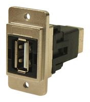 MP-CP30709NM440 - USB Adapter, Nickel Frame, USB Type A Receptacle, USB Type B Receptacle, USB 2.0 - MULTICOMP PRO