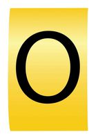 MP015650 - Wire Marker, K-Type, Carrier, O, Black, Yellow, 6mm, 7 mm - MULTICOMP PRO