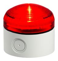 MP016020 - Beacon, Red, Flashing, Random, Steady, Strobe, 24 V Supply, 92 mm, IP66/IP69K - MULTICOMP PRO