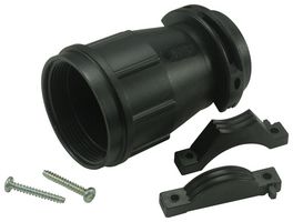UTG24AC - Circular Connector Clamp, Straight w/ strain relief, 24, 27 mm, Souriau Trim Trio UTG - SOURIAU-SUNBANK / EATON