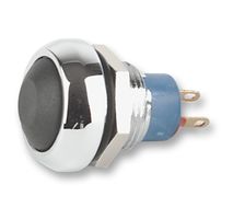 IPR3SAD2101 - Industrial Pushbutton Switch, IP, 13.6 mm, SPST-NO, Momentary, Round, Black - APEM