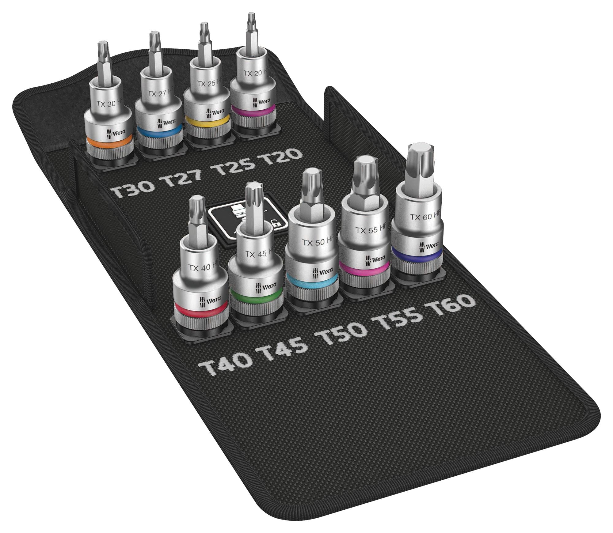 WERA Sets 05004202001 BIT SOCKET SET W/ 1/2" DRIVE, 9PC WERA 2766578 05004202001