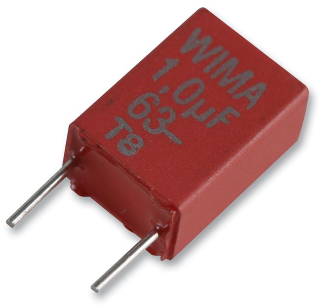 MKS2B046801M00JSSD CAP, 6.8µF, 50V, 5%, PET, THROUGH HOLE WIMA