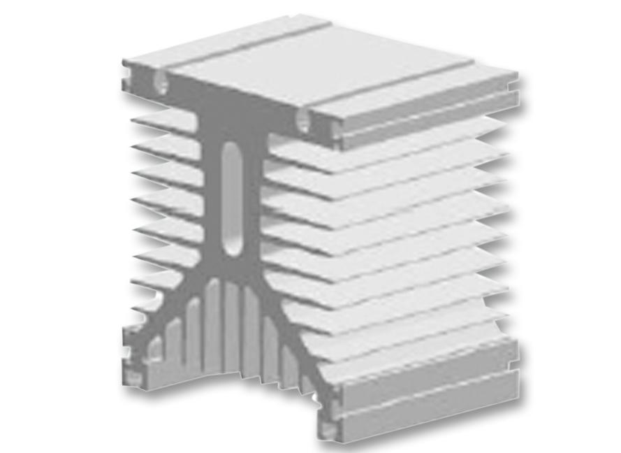 P3/120 HEAT SINK, T-SLOT, 0.55K/W SEMIKRON