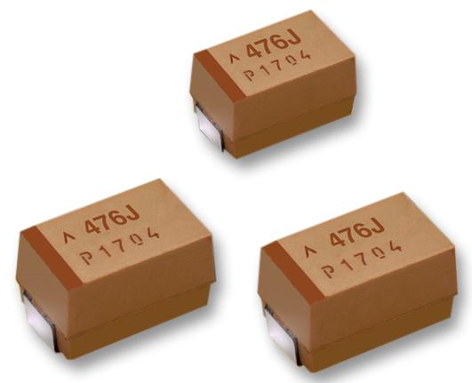 TPSE227M010R0100 CAP, 220µF, 10V, 20%, 2917, SMD KYOCERA AVX