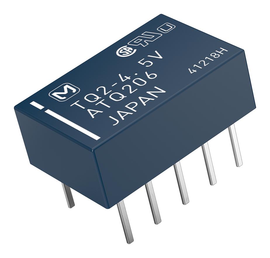 TQ2-5V RELAY, SIGNAL, DPDT, 30VDC, 1A PANASONIC