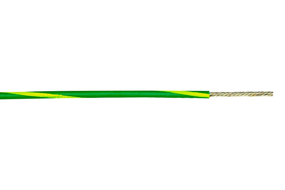 3057 GY001 WIRE, UL1007, 16AWG, GRN/YEL, 305M ALPHA WIRE
