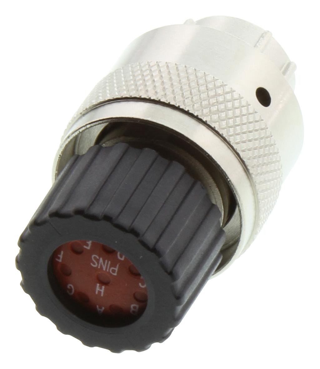 TNM6S12-0008P1L PLUG, FREE, 8WAY ITT CANNON