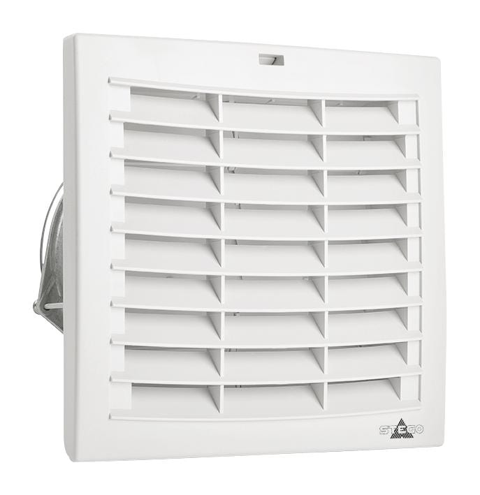 STEGO Grill / Vents 11872.0-00 EXIT FILTER GRILL W/FLAP, GREY, IP54 STEGO 2529451 11872.0-00