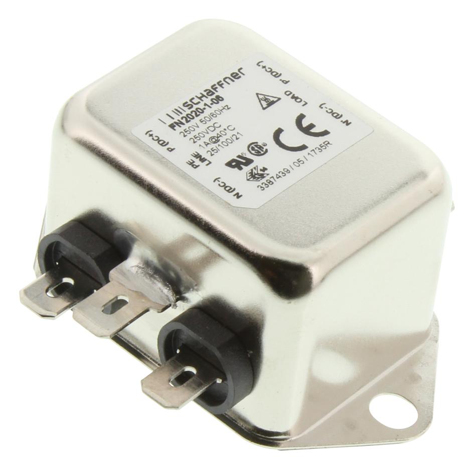 FN2020-1-06 FILTER, 1A, CHASSIS SCHAFFNER