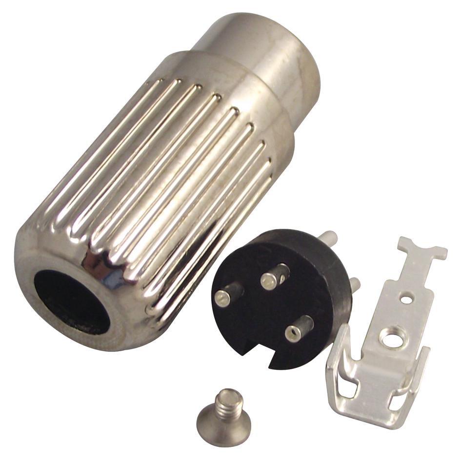 610-0300 PLUG, DIN, SCREENED, 3POLE DELTRON COMPONENTS