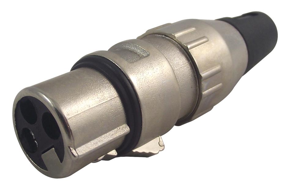 700-0300 SOCKET, XLR, FREE, 3POLE DELTRON COMPONENTS