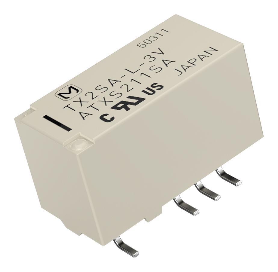 TX2SA-3V-Z SIGNAL RELAY, DPDT, 3VDC, 2A, SMD PANASONIC