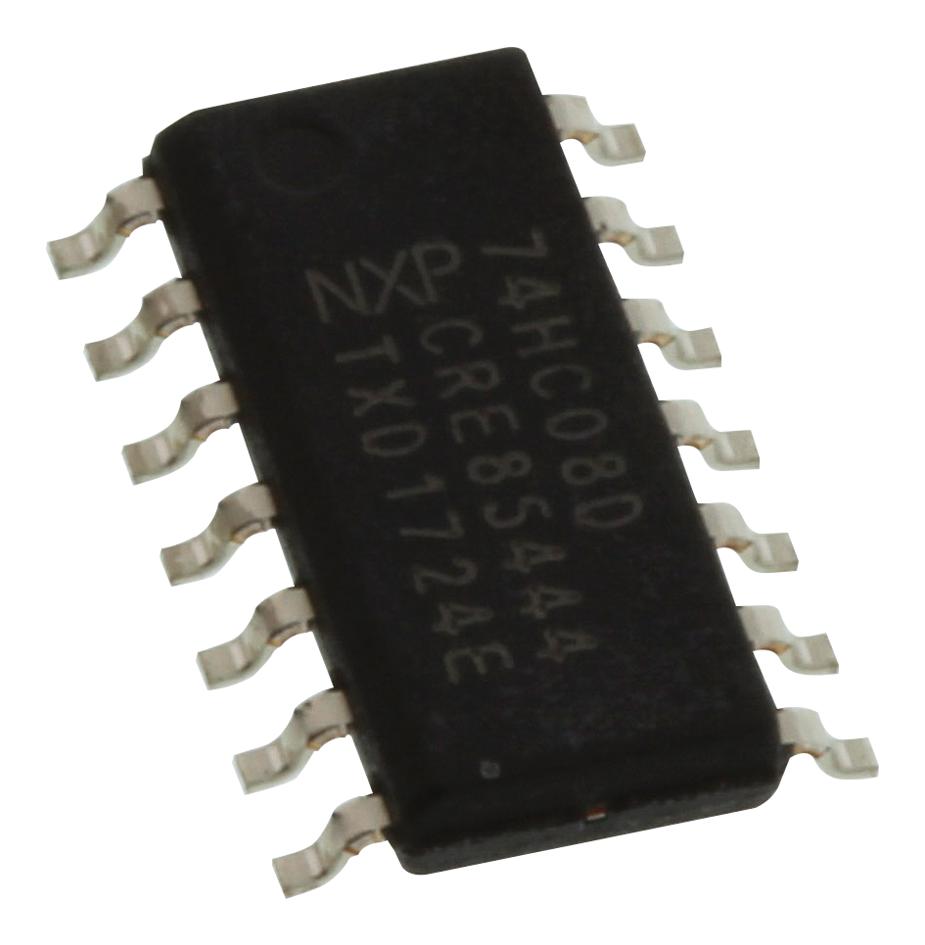74HC08D,653 IC, AND, QUAD, 74HC08, CMOS, 14SOIC NEXPERIA