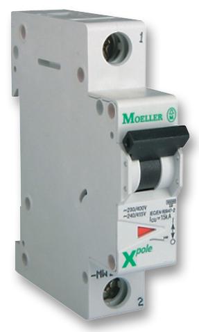 FAZ-D20/1 MINIATURE CKT BREAKER, 1P, 20A, 240VAC EATON MOELLER