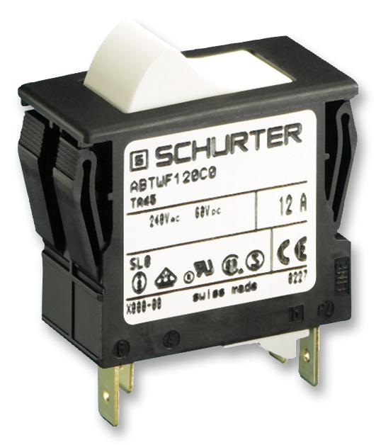 A12 4F 100 CIRCUIT BREAKER, 10A, TA45 SCHURTER