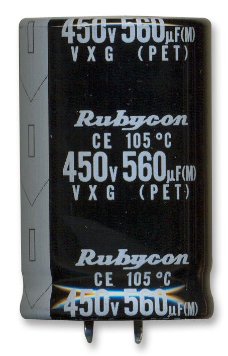 450VXG150MEFCSN30X25 CAP, 150µF, 450V, ALU ELEC, SNAP IN RUBYCON