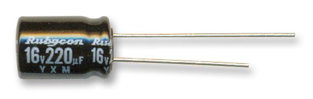 63YXM33MEFC6.3X11 CAP, 33µF, 63V, 20% RUBYCON