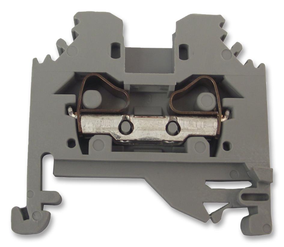 281-101 TERMINAL BLOCK, DIN RAIL, 2POS, 12AWG WAGO