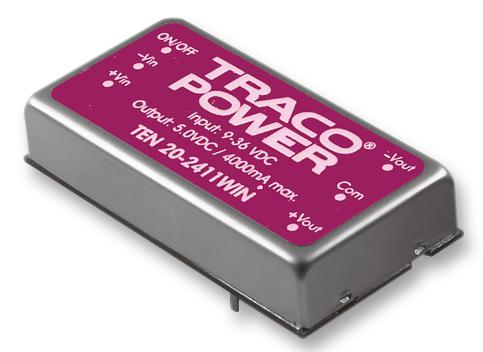 TEN 20-4810WIN DC/DC, 3.3V, 5.5A TRACO POWER