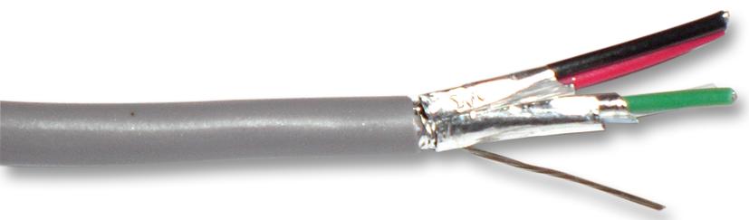 2466C SL005 CABLE, 22AWG, IND SHLD, 2PAIR, 30.5M ALPHA WIRE