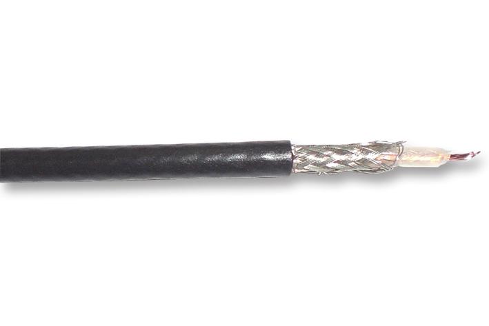 9062A BK002 CABLE, COAX, RG62A/U, BLACK, 152.4M ALPHA WIRE