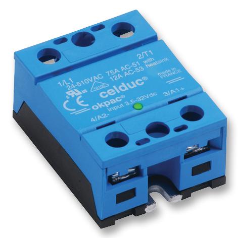 SO967460 SSR, 75A, 24-600VAC CELDUC