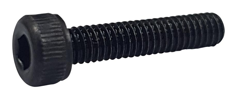 M2.5 12 SO12CS S100 SCREW SOCKET, CAP, M2.5X12, BLACK, PK100 TR FASTENINGS